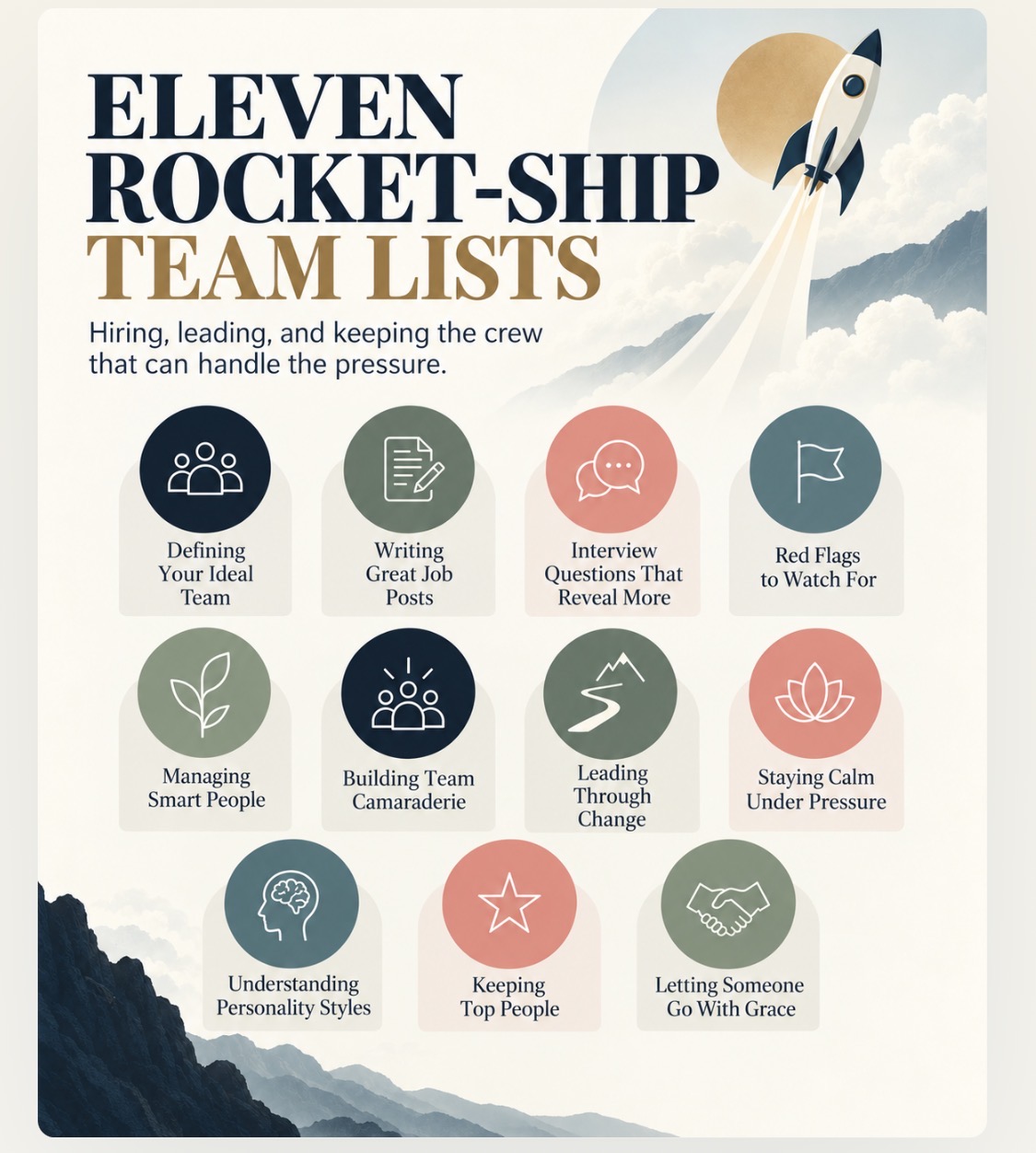 Eleven Rocket-Ship Team Lists visual teaching resource